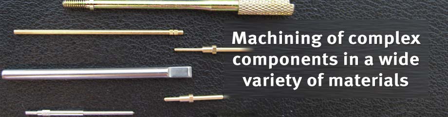 Machining of complex components in a wide variety of materials